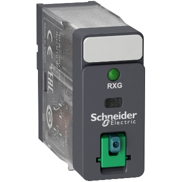 SCHNEIDER ELECTRIC RXG12BD Harmony, Interface plug-in relay, 10 A, 1 CO, with LE