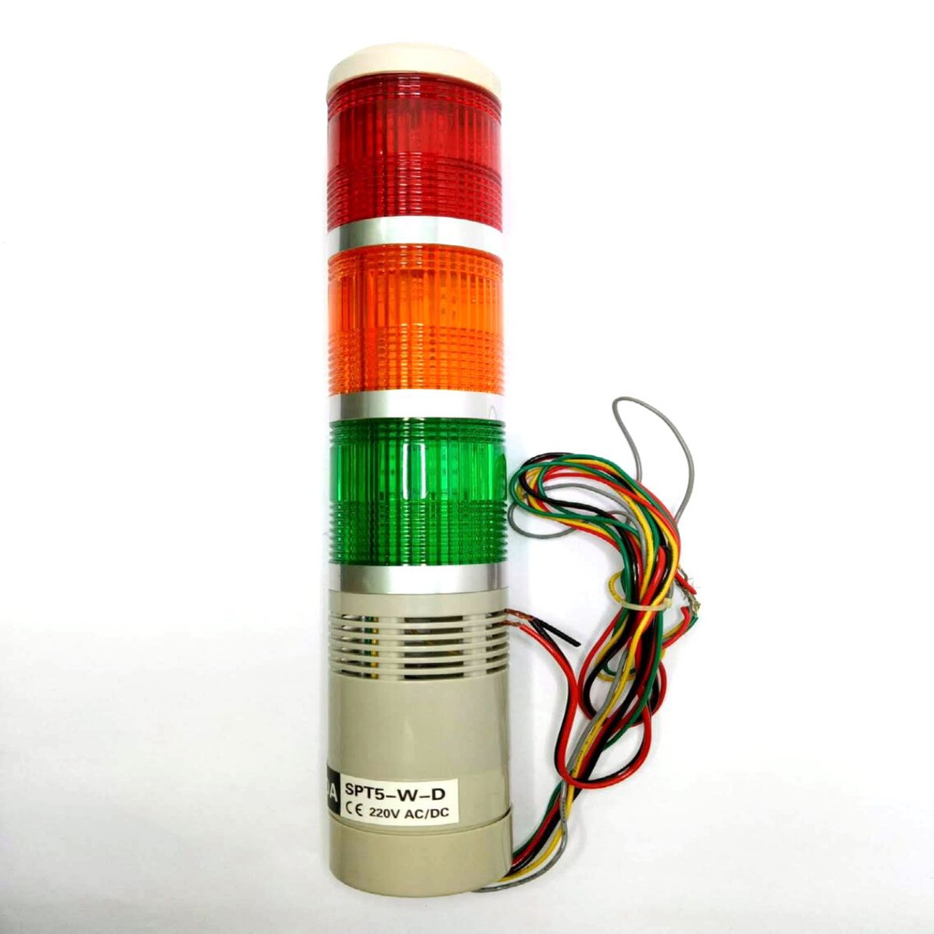 SKODA SPT5-W-D BLINKING TOWER LIGHT (DC24V) RED/YELLOW/GREEN
