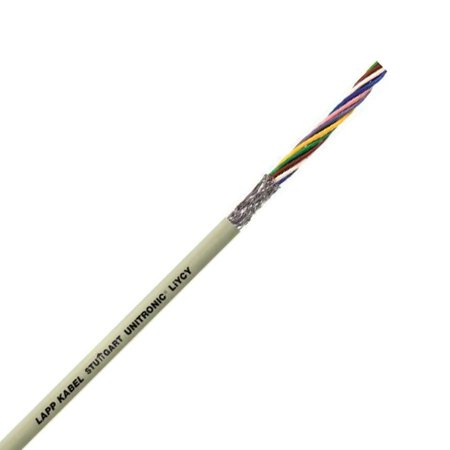 HERLU 4C X 0.5MM2 SCREEN CABLE LIYCY, COLOUR CODE