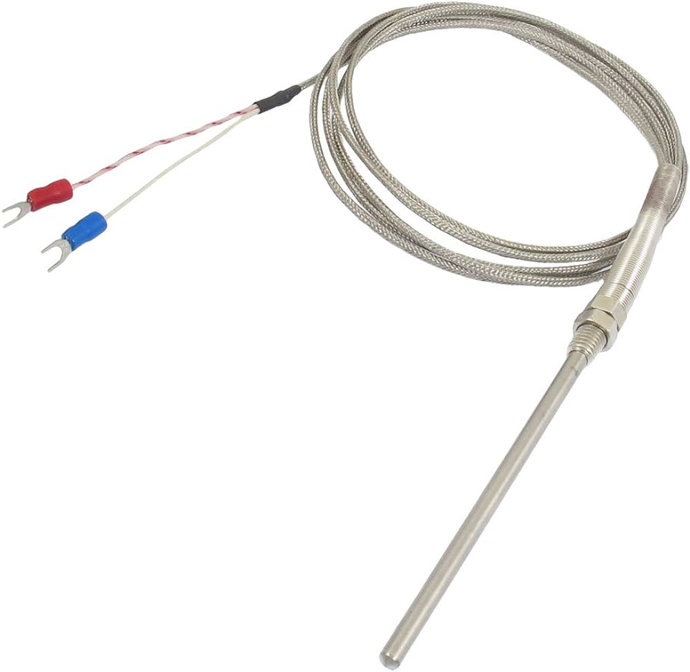 HUALONGXING K-TYPE 5x100 PROBE THERMOCOUPLE CABLE(1M)