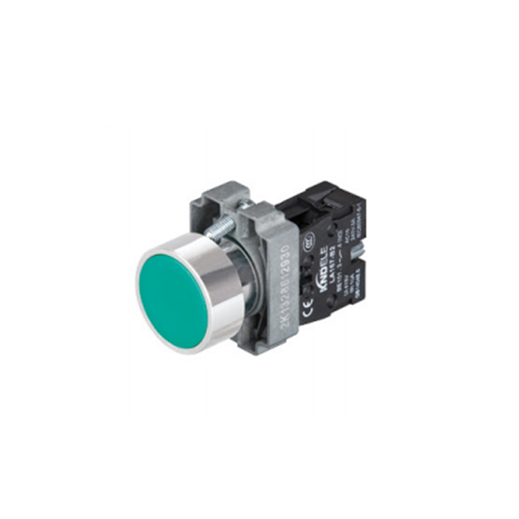 KNDELE LA167-B2-BA31  Waterproof Momentary Push Button Reset Switch 1NO (GREEN)