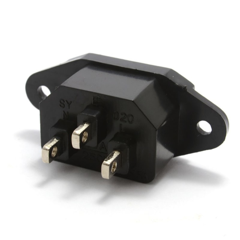 INDUSMART IEC Plug Panel Mount (Screw)