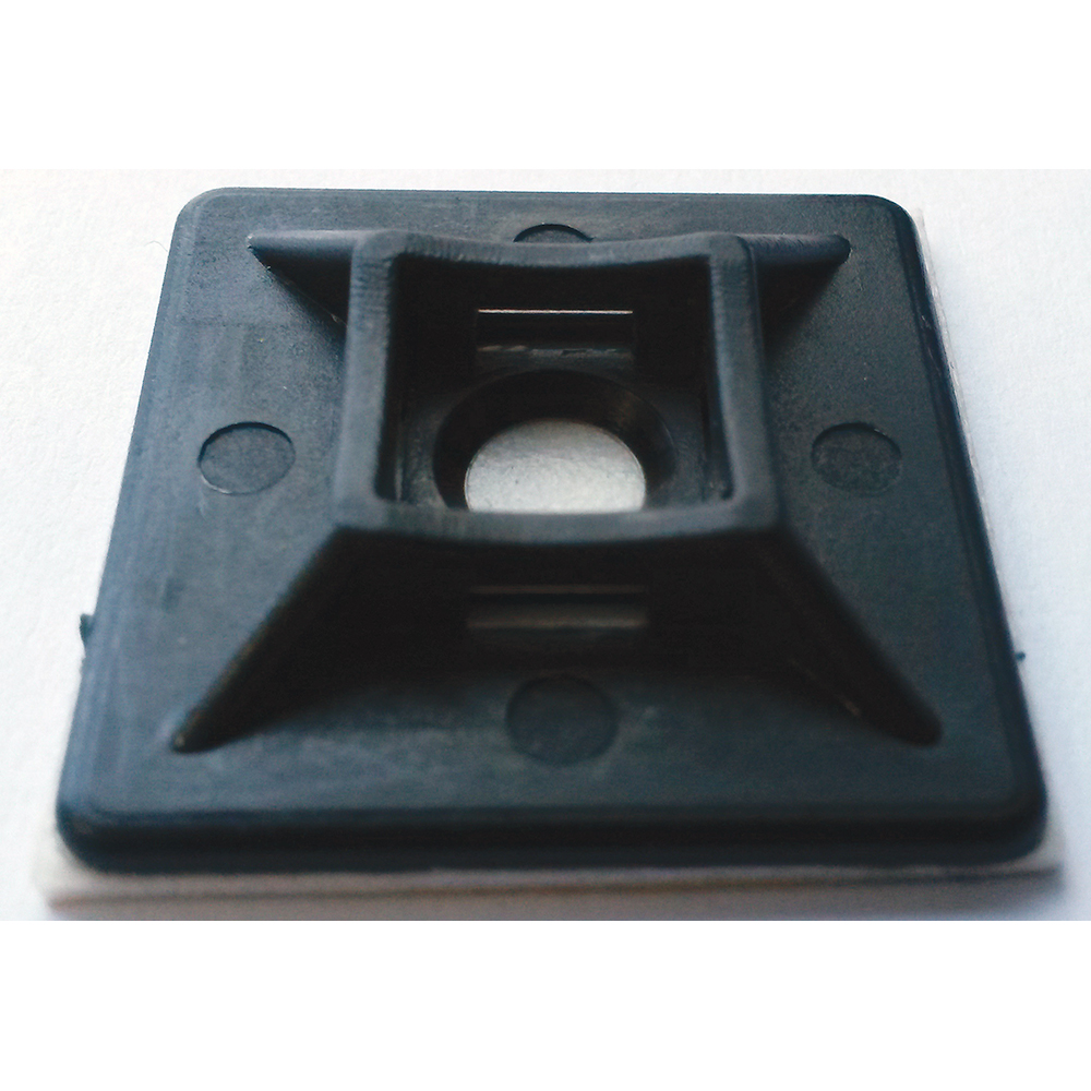 [SET] INDUSMART Cable Tie Base 20x20mm (Black) [10PCS/PACK]