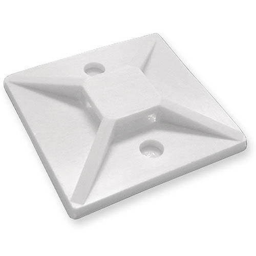 INDUSMART CableTieBase-20x20mm-White-INDUSMART-10PCSPERPACK  Cable Tie Base