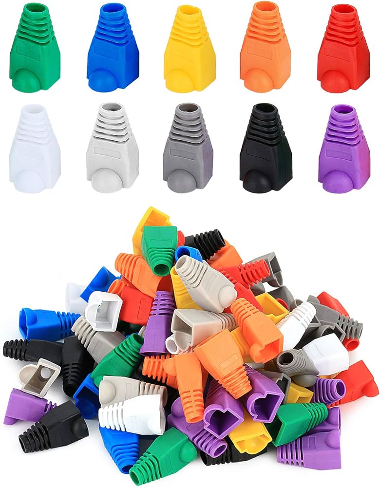 RJ45 RUBBER COVER WHITE