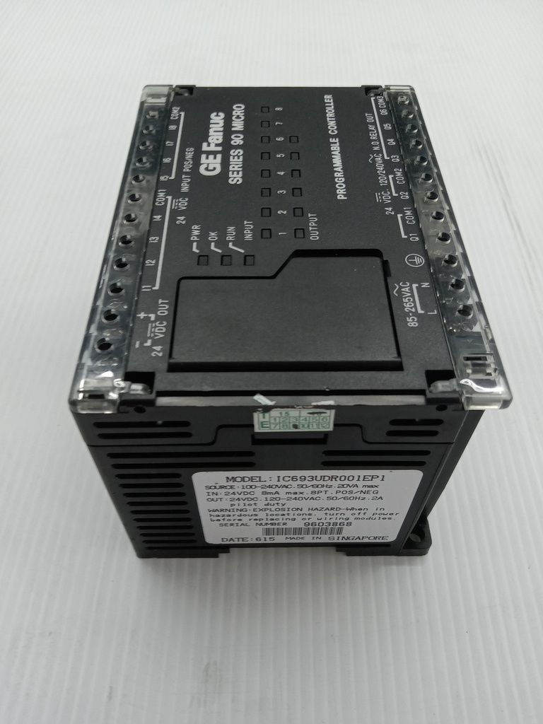 GE FANUC SERIES 90 MICRO (IC693UDR005) PLC