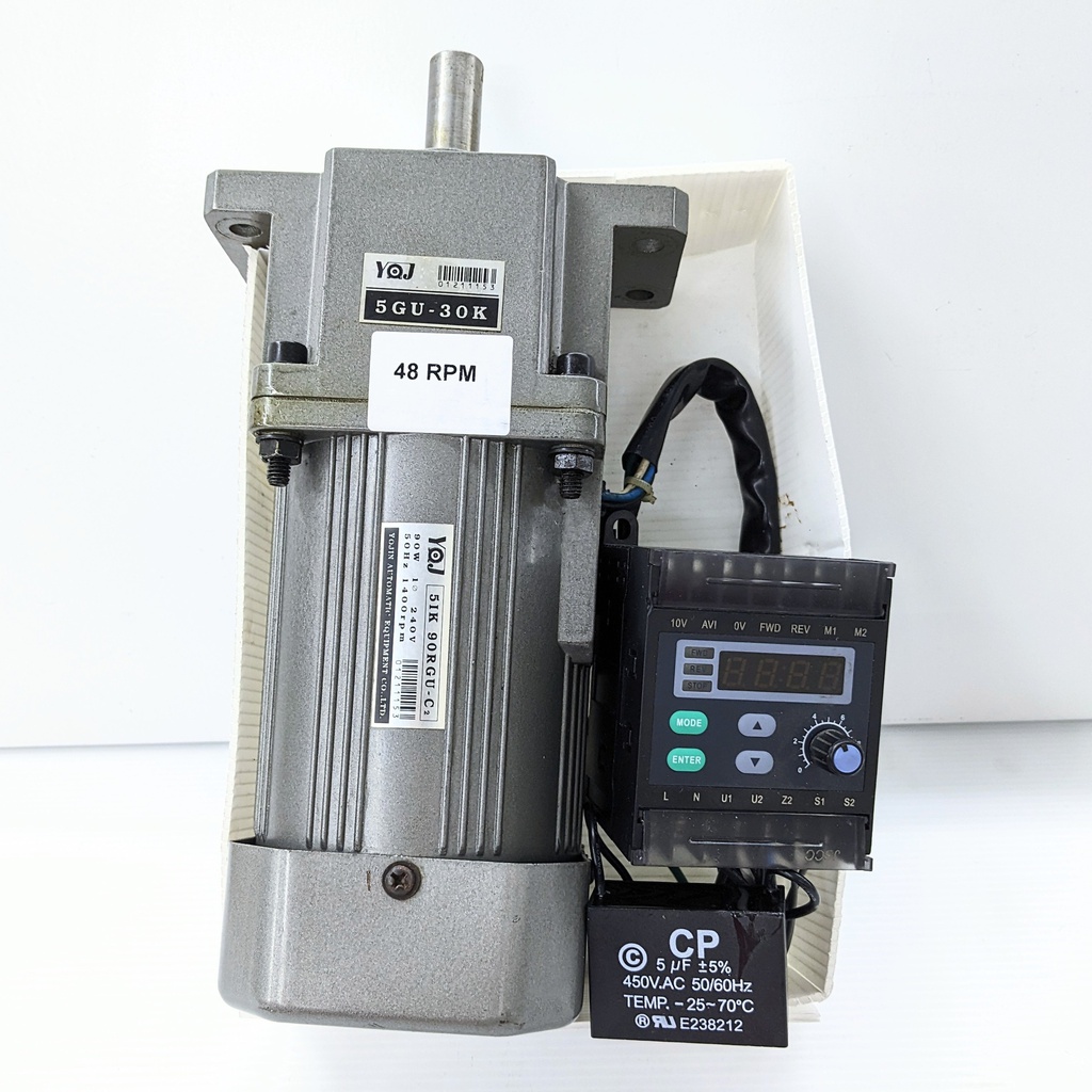 YOJIN 5IK90RGU-2+SK200E+E238212 MOTOR C/W CONTROLLER