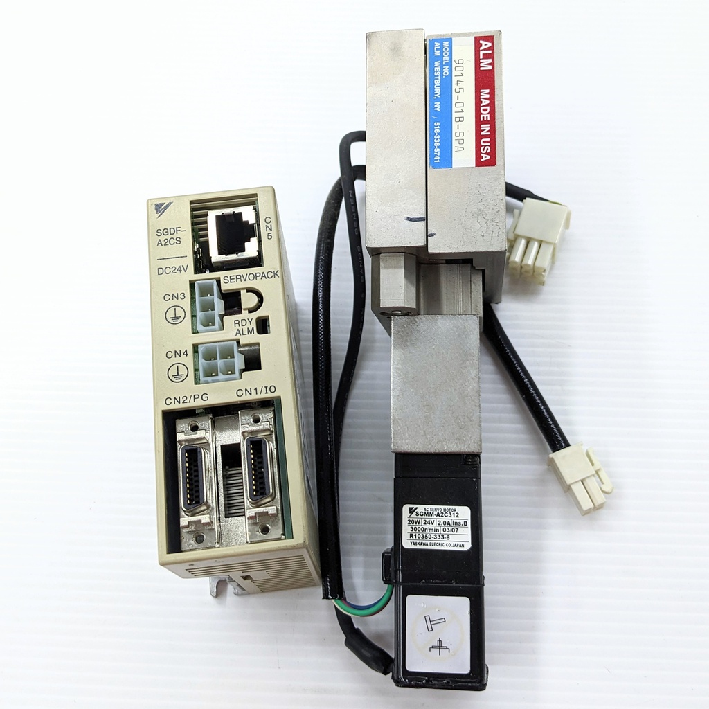 YASKAWA SGMM-A2C312+SGDF-A2CS AC SERVO MOTOR/SERVOPACK
