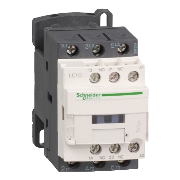 SCHNEIDER ELECTRIC LC1D12M7 Tesys D Contactor 3P(3NO) - AC-3 <= 440V12A - 220VAC
