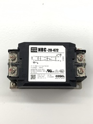 [NAC-20-472-D[2]COS] COSEL NAC-20-472-D Power Line Filters AC 1-250 / DC250 20A 0.5 mA/ 1.0 mA max