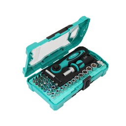 [HW-23801MPRO] PRO'SKIT HW-23801M 38Pcs 1/4" Dri.Socket Tool Set