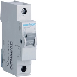 [MY106EC6[2]HAG] HAGER MY106E C6 Miniature Circuit Breaker Type C