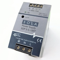 [SDP5-5-100T[2]SOL] SOLAHD SDP5-5-100T DIN Rail Power Supplies 5-6V 5A Output