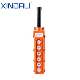 [XCD-63DXIN] XINDALI XCD-63D Water-Proof Lifting Button Control Switch 6 BUTTON C/W E-STOP